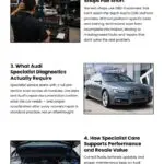 5 Reasons Your Audi Needs a Specialist Repair Shop 5 Reasons Your Audi Needs a Specialist Repair Shop Infographic