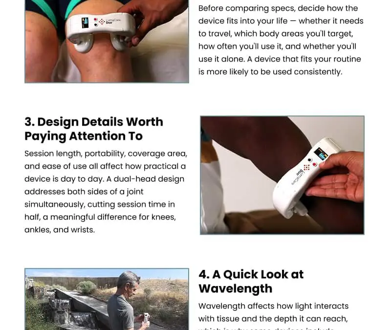 5 Tips for Choosing a Cold Laser Therapy Device