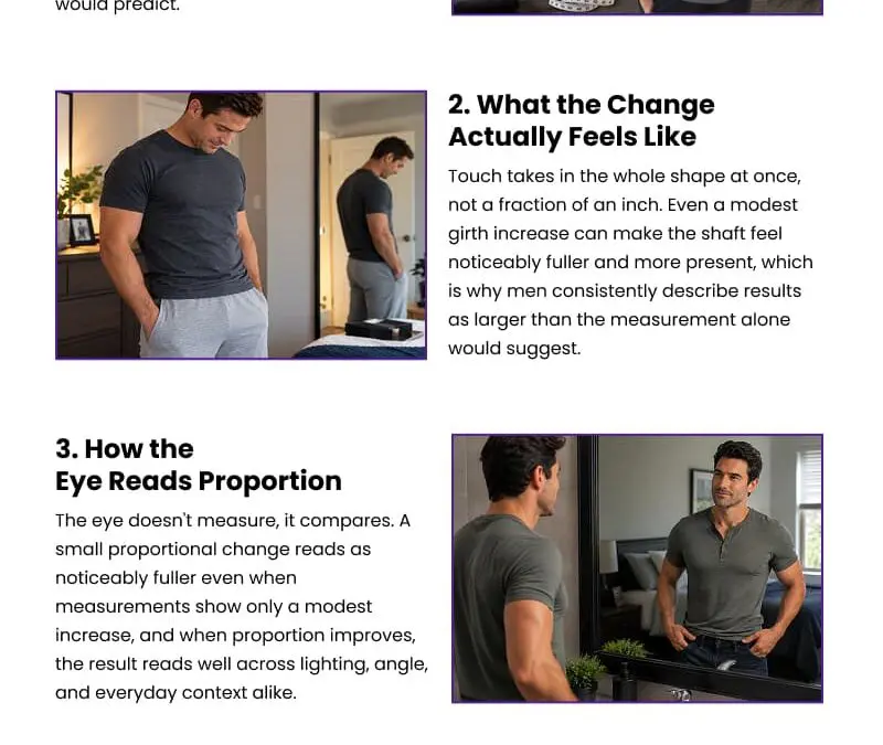 4 Reasons a Small Girth Increase Feels Like a Big Change