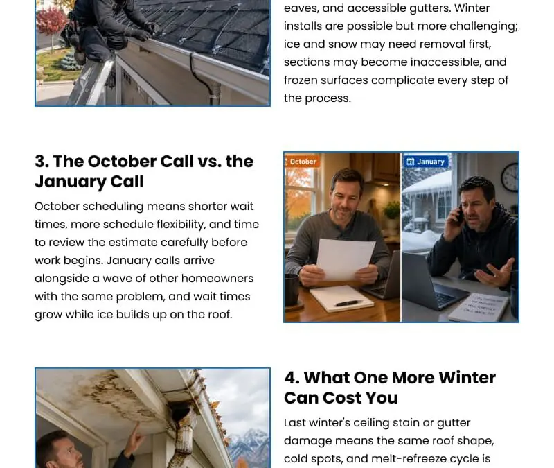 5 Reasons to Install Heat Tape Before the First Freeze