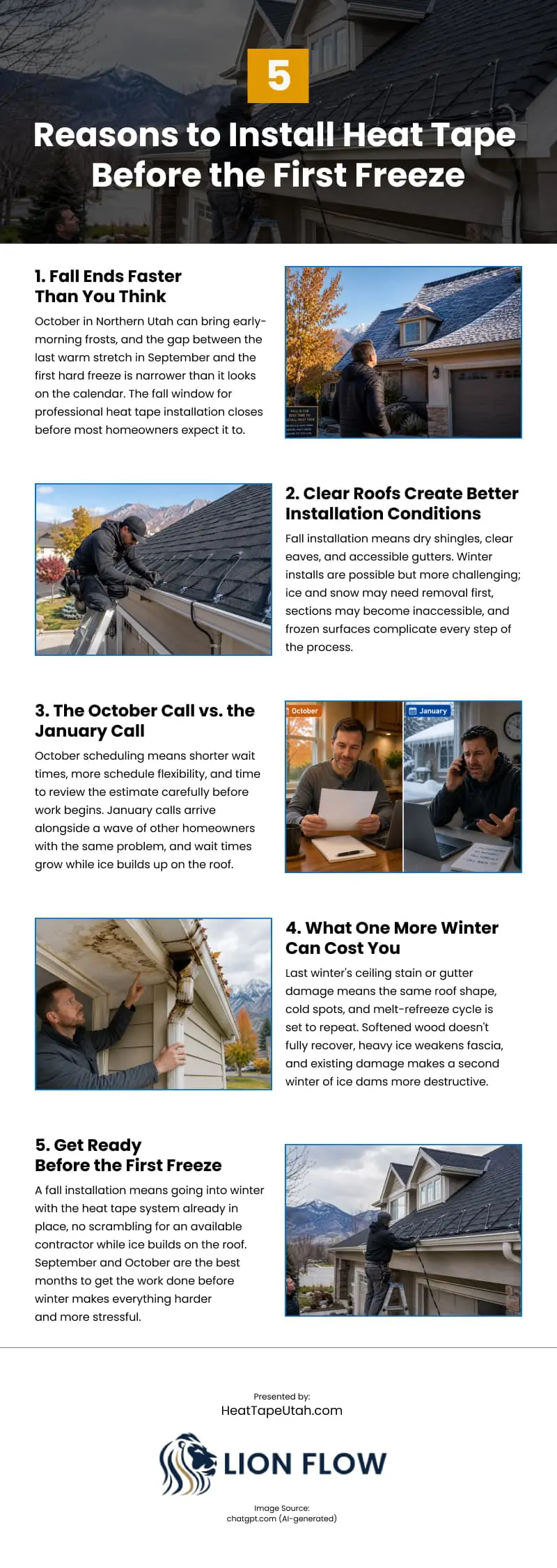 5 Reasons to Install Heat Tape Before the First Freeze Infographic 5 Reasons to Install Heat Tape Before the First Freeze Infographic