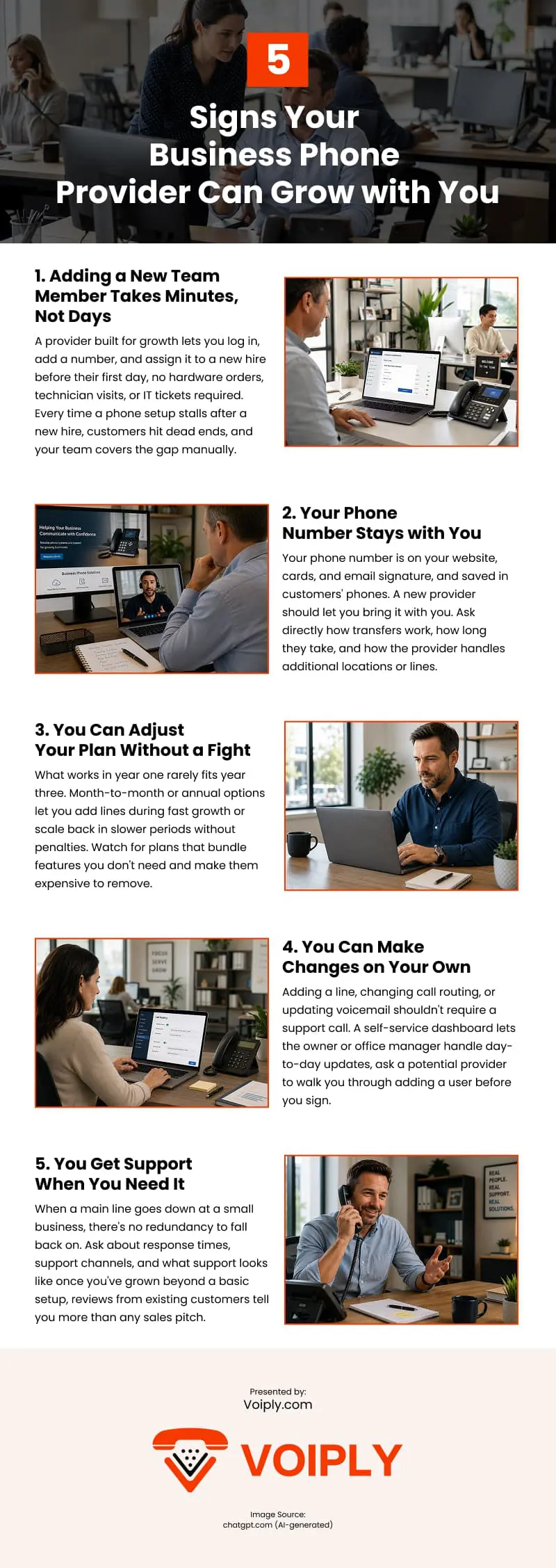 5 Signs Your Business Phone Provider Can Grow with You Infographic 5 Signs Your Business Phone Provider Can Grow with You Infographic
