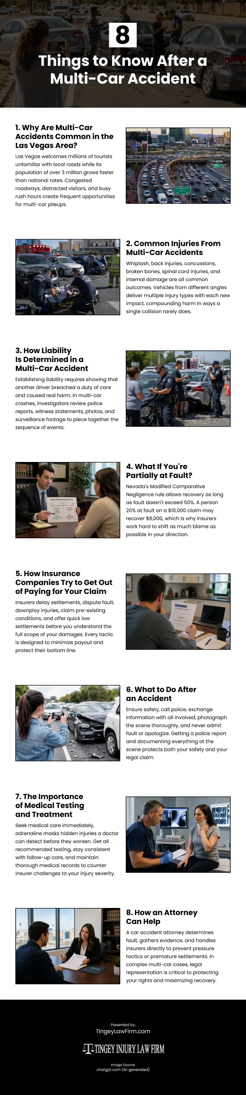 8 Things to Know After a Multi-Car Accident Infographic 8 Things to Know After a Multi-Car Accident Infographic