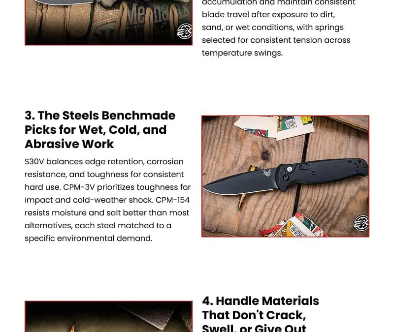 5 Ways Benchmade Knives Thrive in Extreme Environments