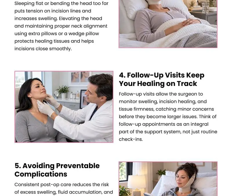 7 Reasons Post-Op Support Matters After a Neck Lift