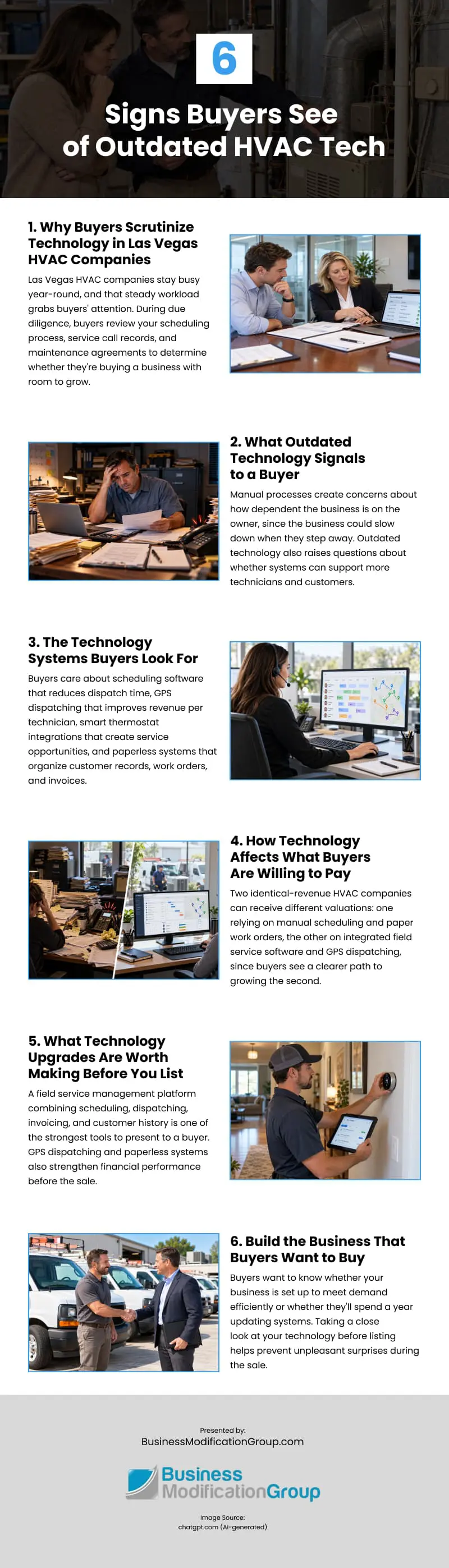 6 Signs Buyers See of Outdated HVAC Tech Infographic 6 Signs Buyers See of Outdated HVAC Tech Infographic