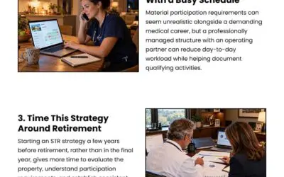4 STR Tax Tips for Physicians Near Retirement