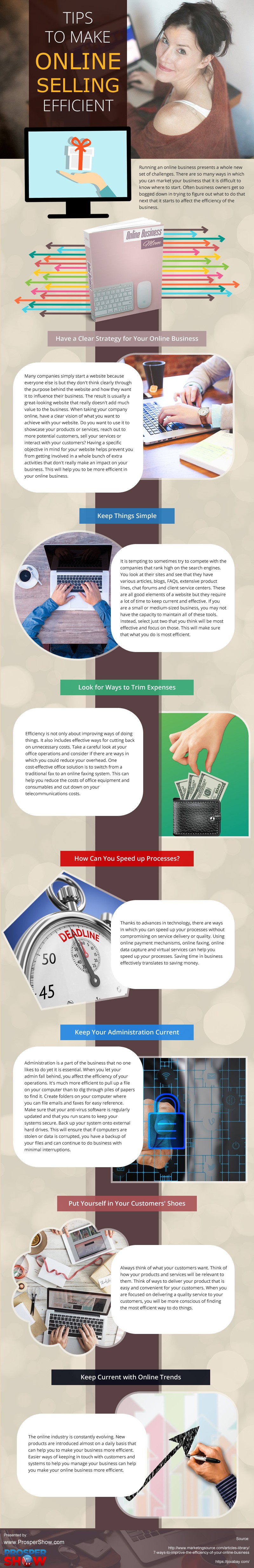 Tips-to-Make-Online-Selling-Efficient Infographic