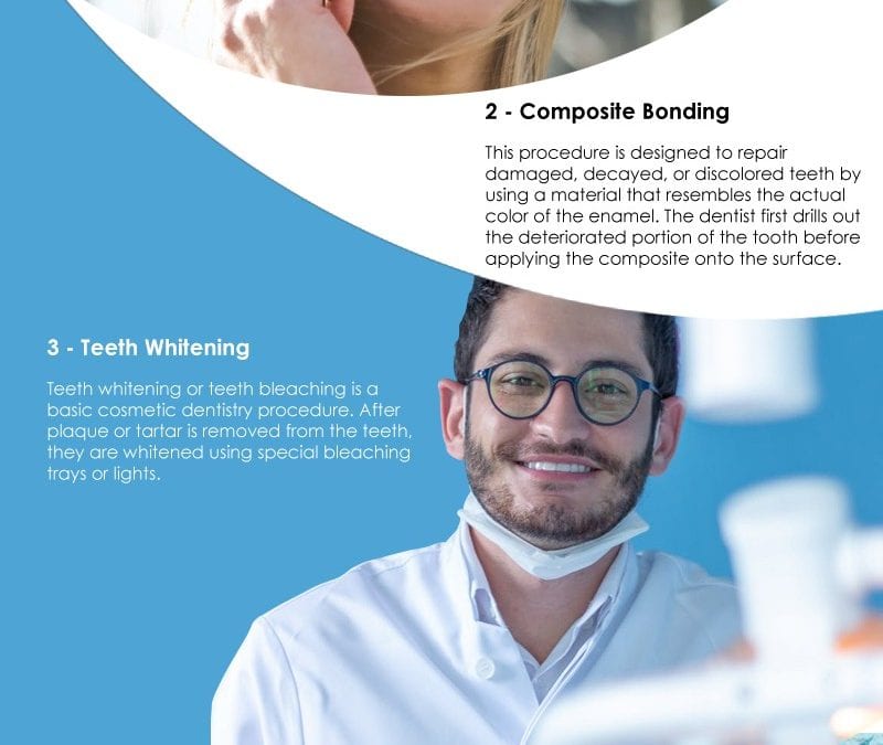 5 Types of Cosmetic Dentistry and their Benefits