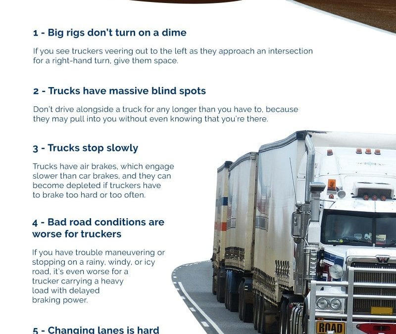 7 Tips to Drive Safe Near Big Rigs