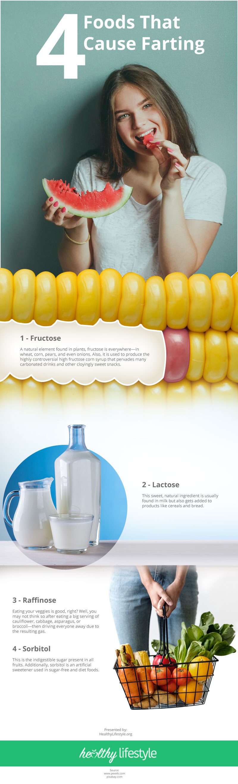 4 Foods That Cause Farting Infographic