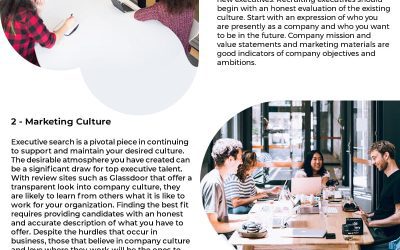3 Ways Executive Search Supports Company Culture