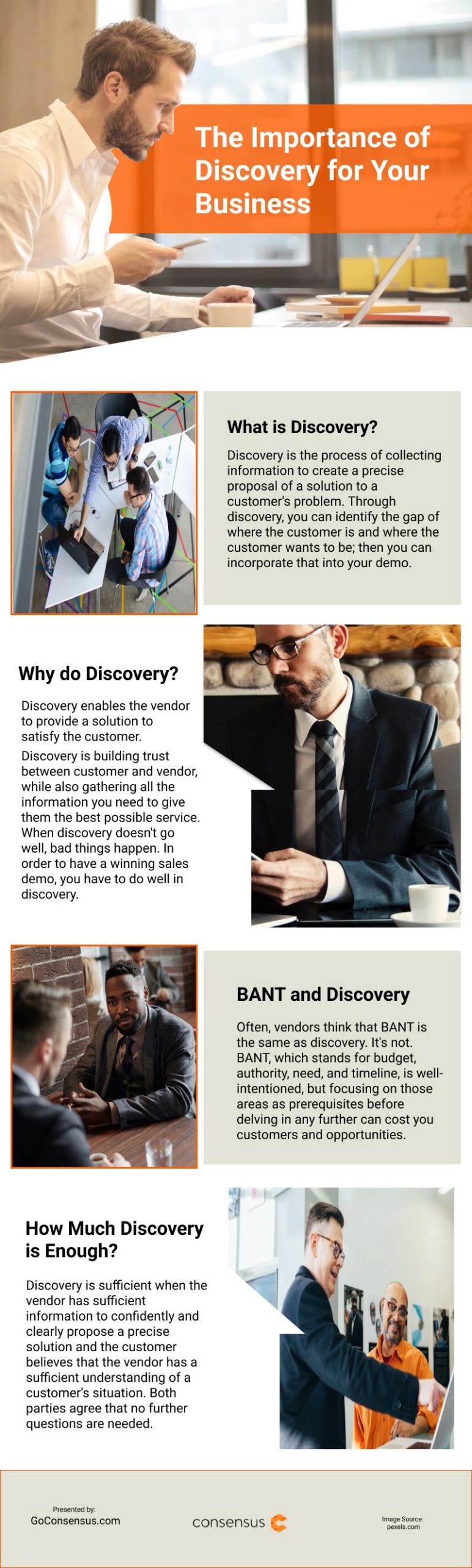 The Importance of Discovery for Your Business Infographic