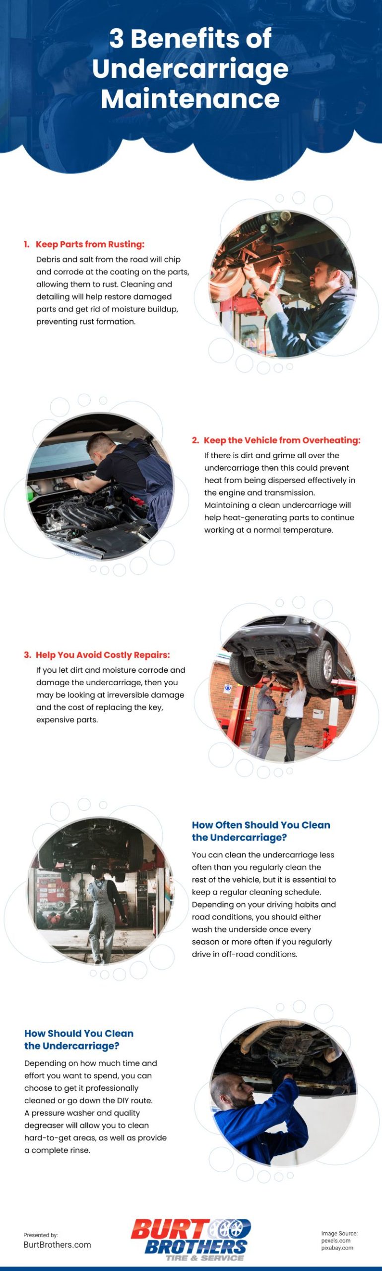 3 Benefits of Undercarriage Maintenance Infographic