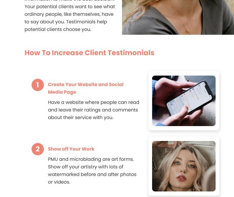 How to get PMU Client Reviews and Testimonials