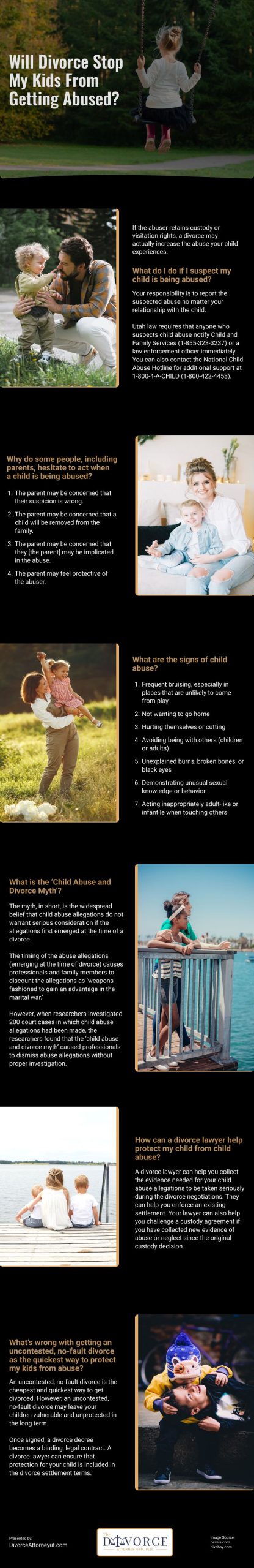 Will Divorce Stop My Kids from Getting Abused Infographic