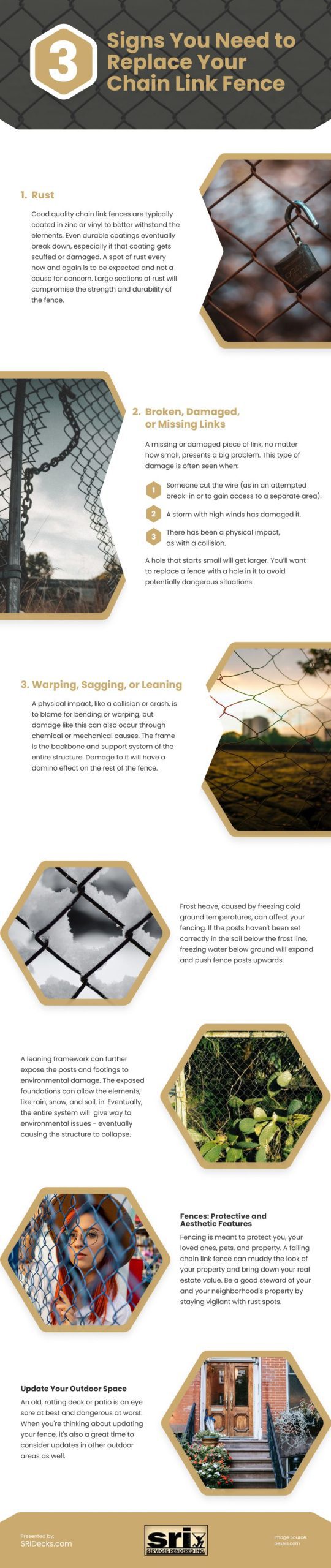 3 Signs You Need to Replace Your Chain Link Fence Infographic