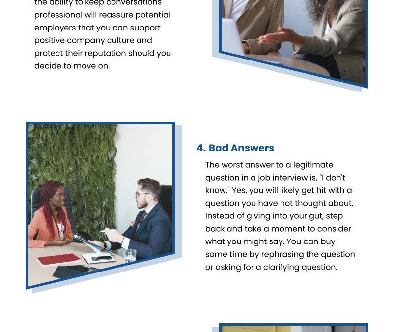 7 Things You Should Leave Out of a Job Interview