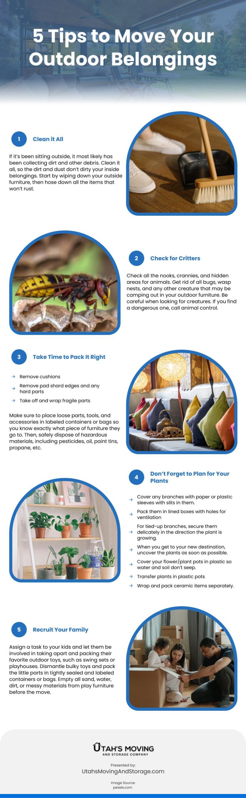 5 Tips to Move Your Outdoor Belongings Infographic