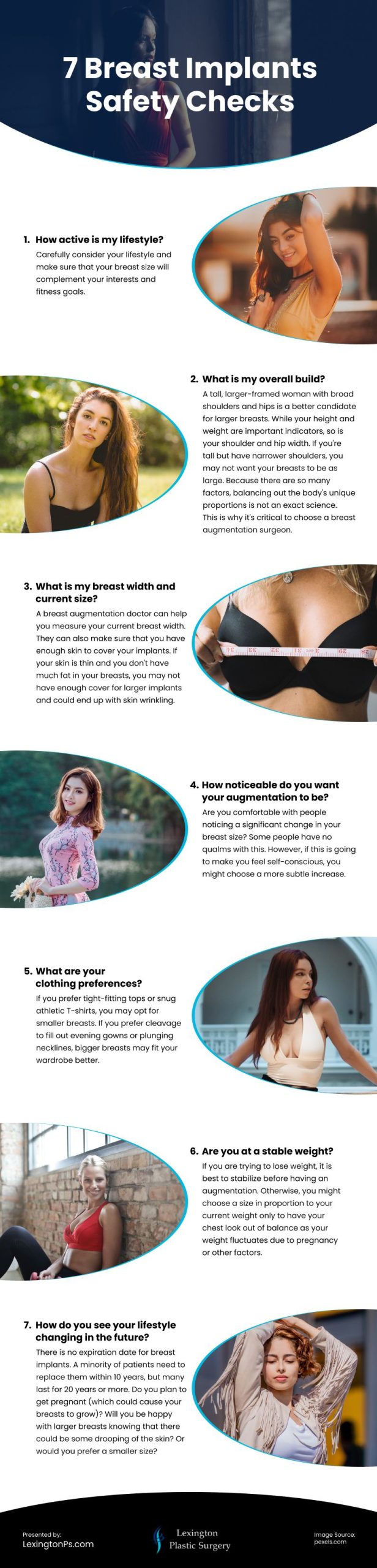 7 Breast Implants Safety Checks Infographic