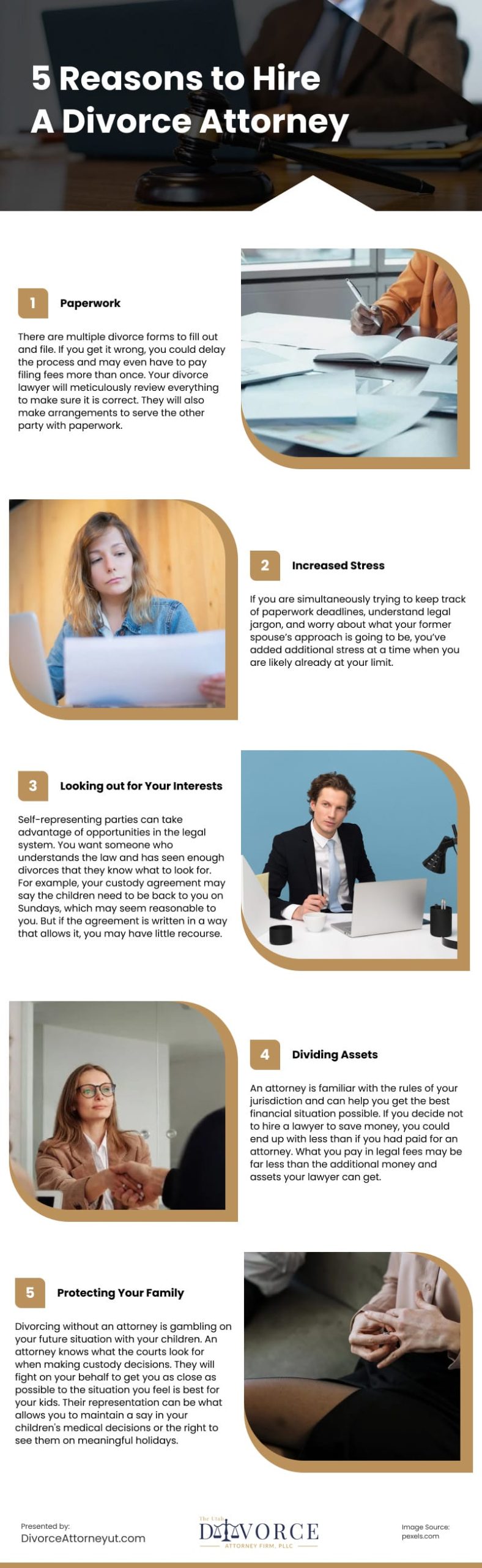 5 Reasons to Hire A Divorce Attorney Infographic