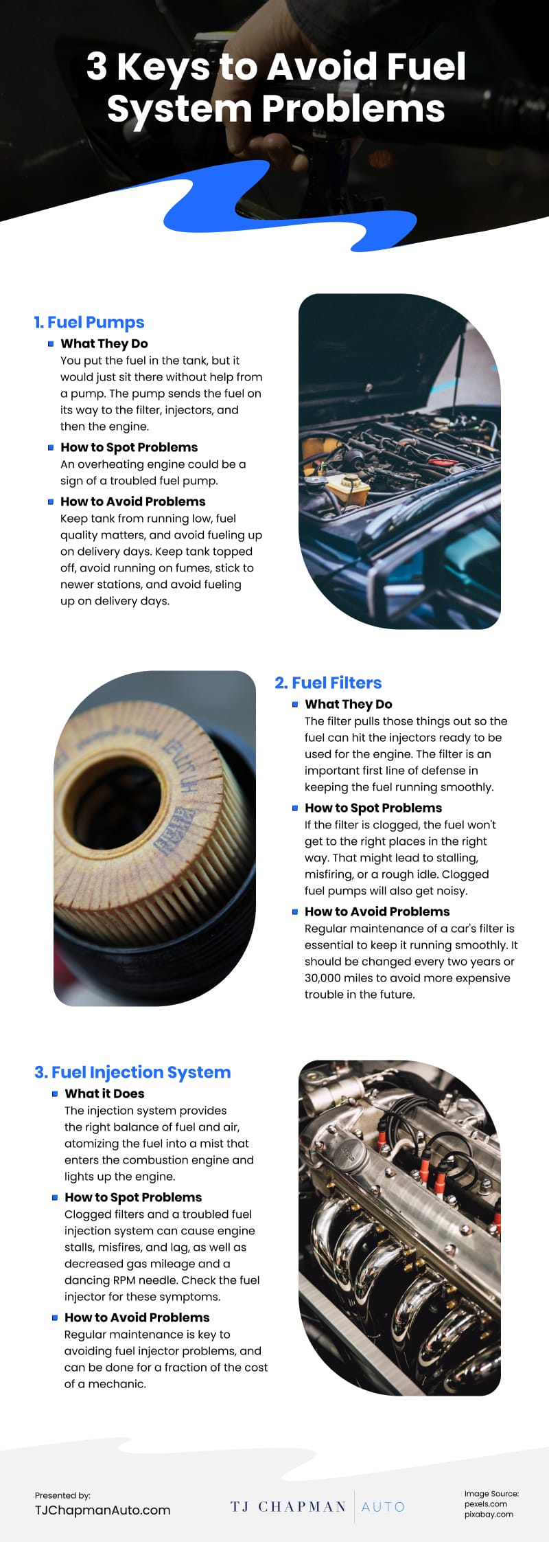 3 Keys to Avoid Fuel System Problems Infographic