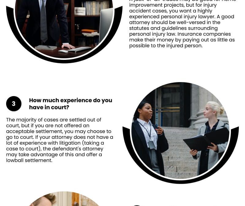 5 Questions to Help Find the Best Personal Injury Lawyer Infographic