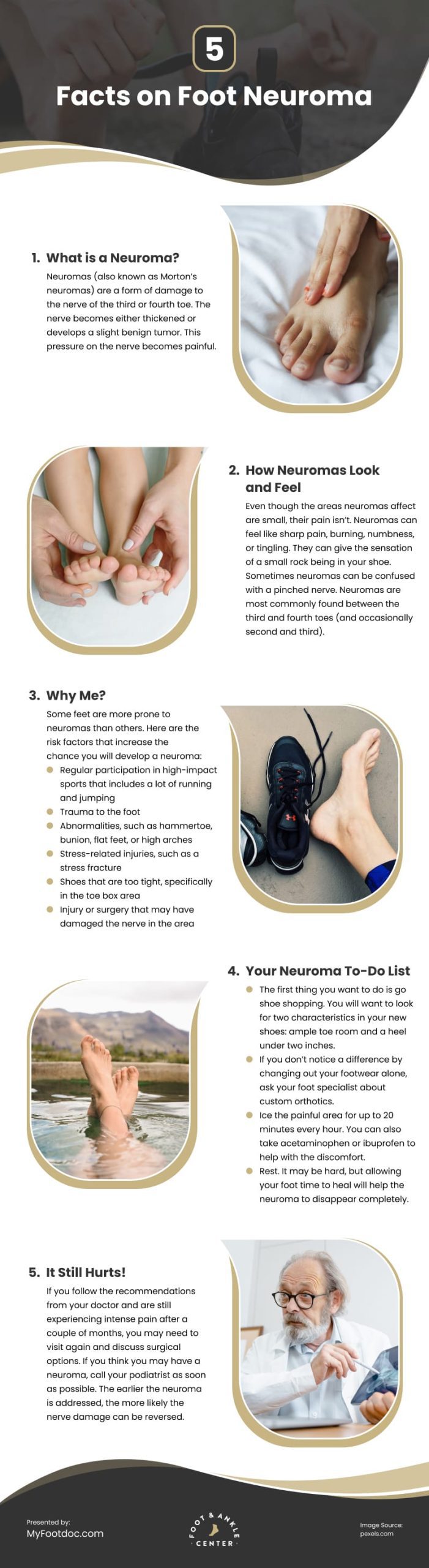 5 Facts on Foot Neuroma Infographic