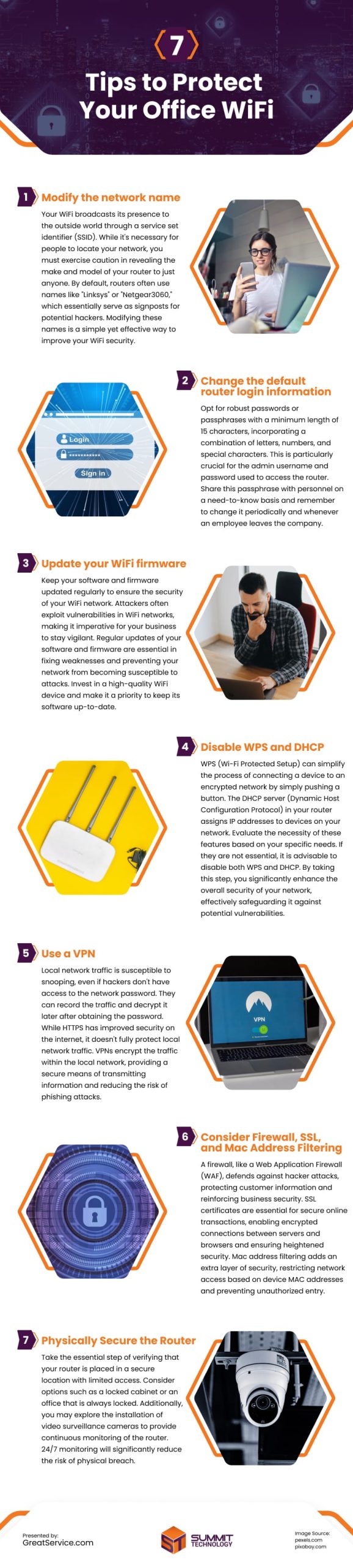 7 Tips to Protect Your Office Wifi Infographic
