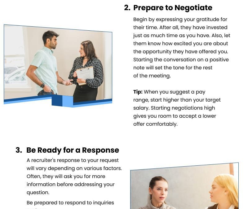 4 Salary Negotiations Tips