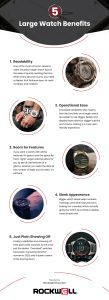 5 Large Watch Benefits Infographic