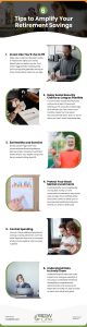 6 Tips to Amplify Your Retirement Savings Infographic