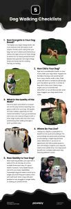 5 Dog Walking Checklists Infographic