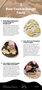 3 Raw Cookie Dough Facts Infographic