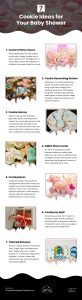 7 Cookie Ideas for Your Baby Shower Infographic
