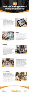 5 Perks of Hiring a Local Design Company Infographic