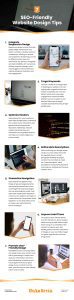 7 SEO-Friendly Website Design Tips Infographic