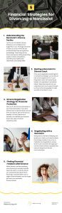 5 Financial Strategies for Divorcing a Narcissist Infographic