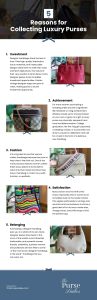 5 Reasons for Collecting Luxury Purses Infographic