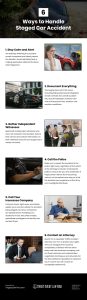 6 Ways to Handle Staged Car Accident Infographic