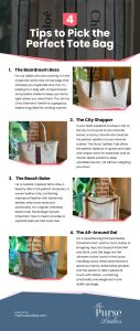 4 Tips to Pick the Perfect Tote Bag Infographic