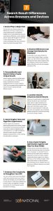 7 Search Result Differences Across Browsers and Devices Infographic