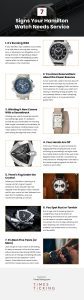 7 Signs Your Hamilton Watch Needs Service Infographic