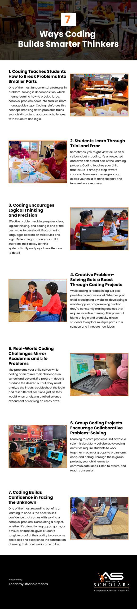 7 Ways Coding Builds Smarter Thinkers Infographic