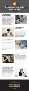 5 Reasons AI Search Is Ignoring You Infographic