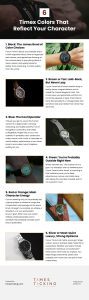6 Timex Colors That Reflect Your Character Infographic
