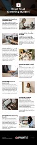 7 Direct Email Marketing Blunders Infographic