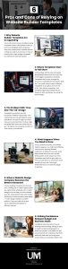 6 Pros and Cons of Relying on Website Builder Templates Infographic