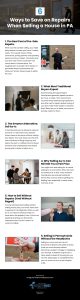 6 Ways to Save on Repairs When Selling a House in PA Infographic